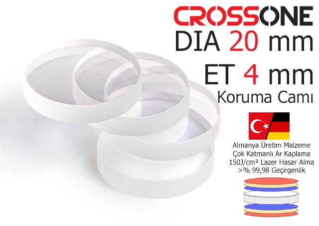 DIA20 mm ET4 mm 20x4 Koruma Camı